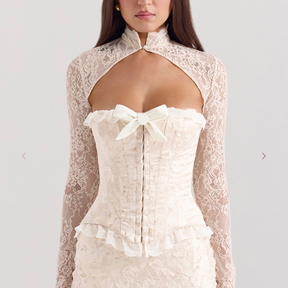 House of CB PERDITA CORSET TOP + BOLERO SIZE SMALL